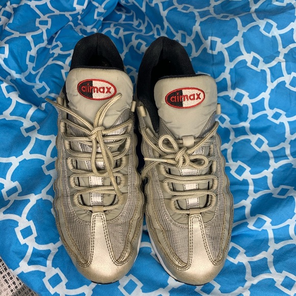 Nike Air Max 95 Womens size 8.5 Silver bullet QS cool grey platinum rare wmns og - Picture 2 of 15